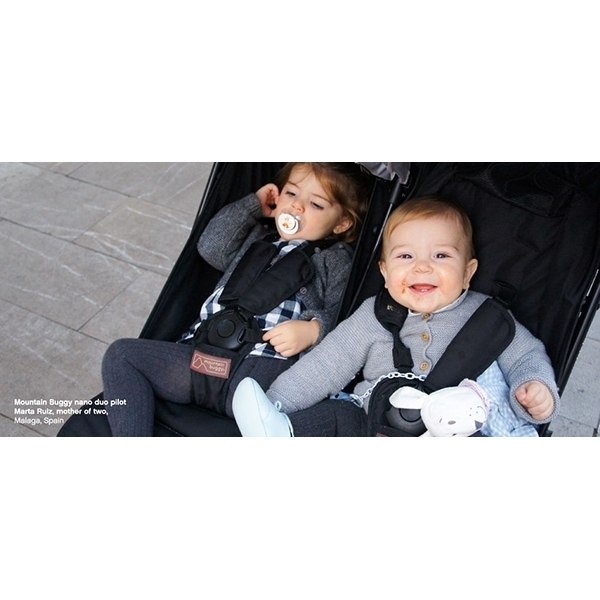 Коляска для путешествий с двойней Mountain Buggy Nano Duo фото 8