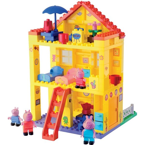 Конструктор Smoby Любимый Дом Peppa Pig, 107 деталей, 1/4 арт. 57078 — как выглядит в жизни