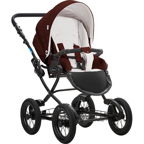 Детская коляска AroTeam Cocoline Prima 18 2 в 1, эко-кожа фото 7