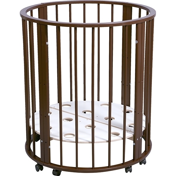 Овальная детская кроватка Nastella Baby Molly 7 в 1 без маятника фото 11