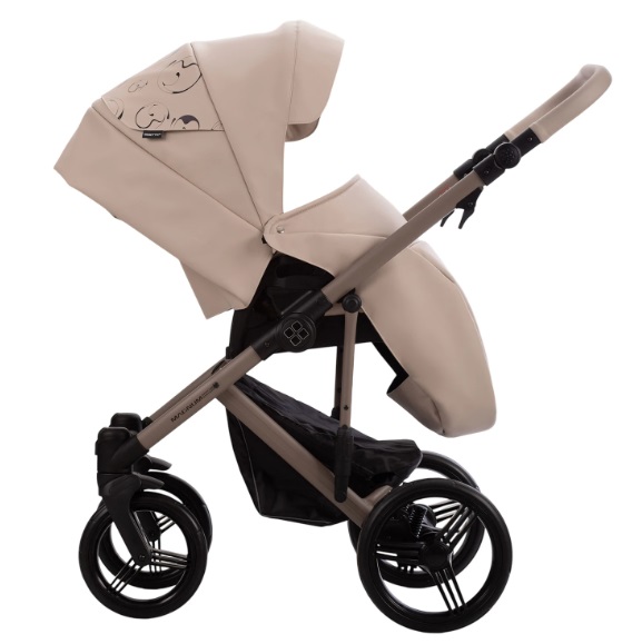 Детская коляска Bebetto Magnum Light SE Pro 2 в 1 на бежевой раме фото 8