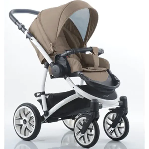 Детская коляска Bebetto Silvia 2 в 1 цвет рамы Black фото 3