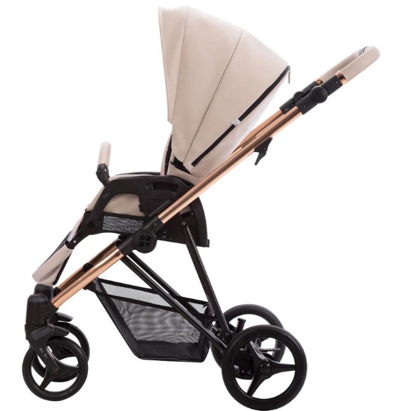 Детская коляска Bebetto Yoddi Premium Class PC 2 в 1 на бронзовой раме фото 7
