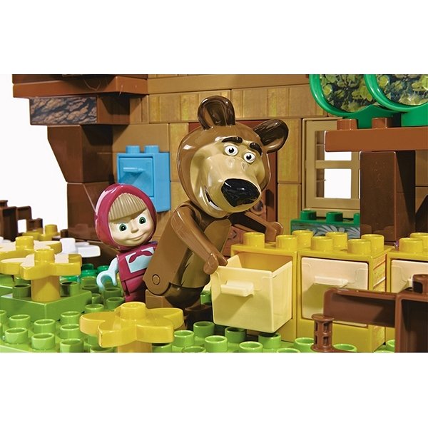 Конструктор Smoby Маша и Медведь, Дом Мишки, 163 деталей, 3/3 арт. 800057098 — как выглядит в жизни