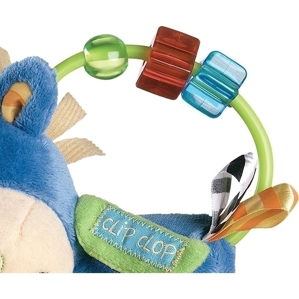 Мягкая игрушка-погремушка Playgro Ослик 0101145 — как выглядит в жизни