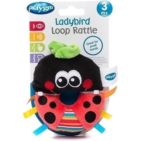 Игрушка-погремушка Playgro Божья Коровка 0182628 — как выглядит в жизни