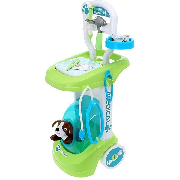 Тележка доктора-ветеринара Smoby + 8 аксессуаров арт. 24604 — как выглядит в жизни