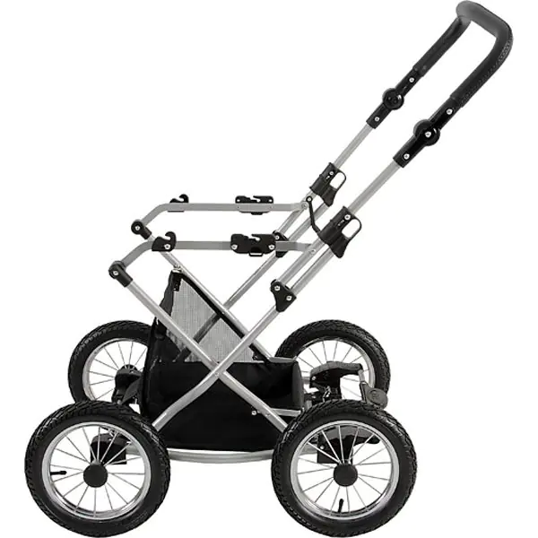 Детская коляска Jedo Classic Bartatina Plus LC 2 в 1, стразы, амортизация на ремнях фото 2