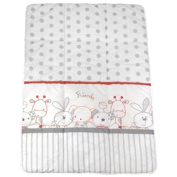 Теплое стеганое игровое одеяло Italbaby Rabbit фото 1