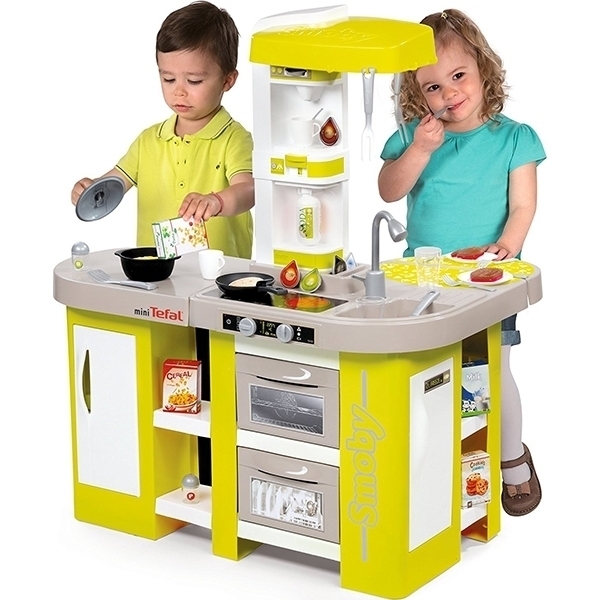 Электронная кухня Smoby Tefal Studio XL 311024 со звуком, 36 аксессуаров фото 1