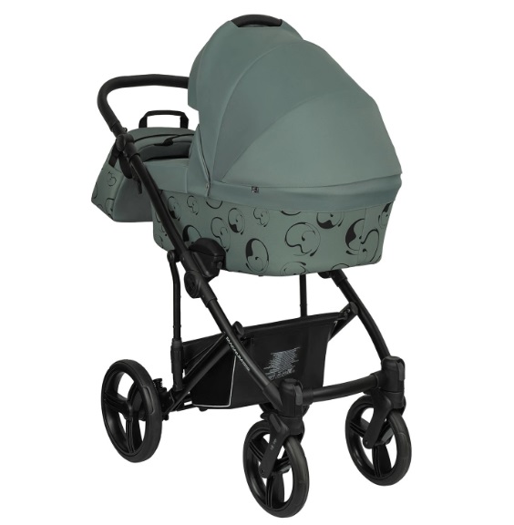 Детская коляска Bebetto Magnum Light Se 2 в 1 на черной раме фото 3