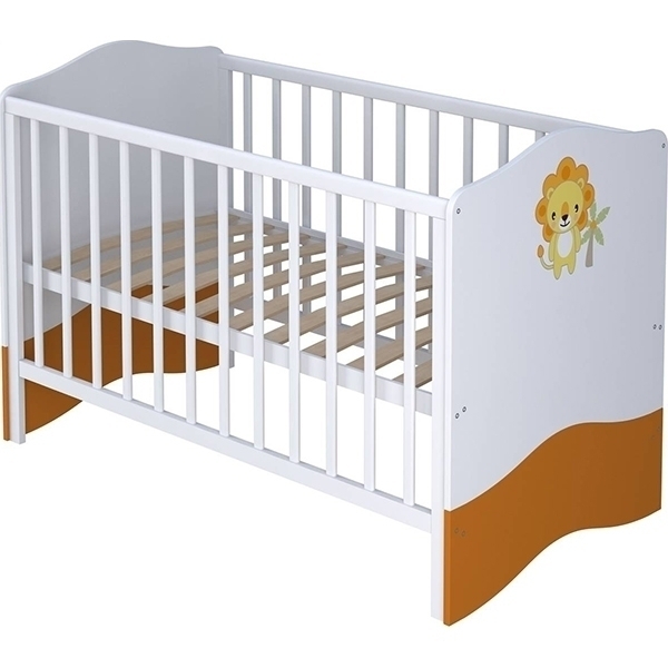 Детская кроватка Polini Basic Джунгли фото 1