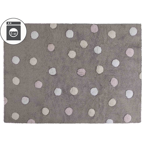 Ковер в детскую Lorena Canals Tricolor Polka Dots - Фото