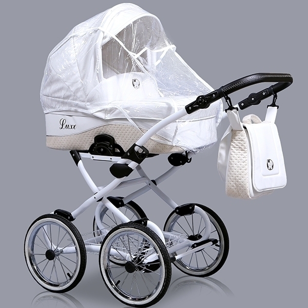 Детская коляска Nastella Luxe Prestige Eco 2 в 1, эко-кожа фото 2