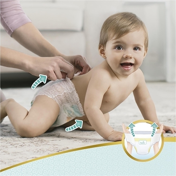 Подгузники-трусики для мальчиков и девочек Pampers Premium Care Pants 5 Junior, 12-18 кг, 40 штук фото 6