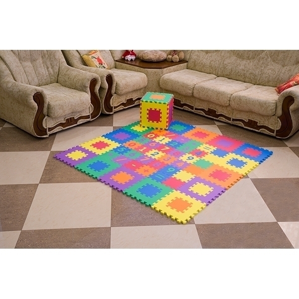 Игровой коврик-пазл Funkids 6" Цифры-4 KB-002-6-NT, 20 плит фото 4