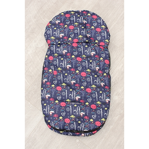 Универсальный меховой конверт AmaroBaby Little Friend Облака 80х45 см фото 2
