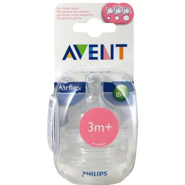 Соска Philips Avent с переменным потоком SCF635/27 2 шт фото 2