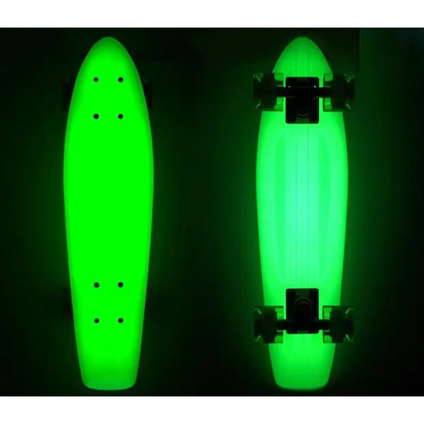 Скейтборд RT Y-Scoo Big Fishskateboard Glow 27" с сумкой арт. 402E, 68,6х19 фото 8