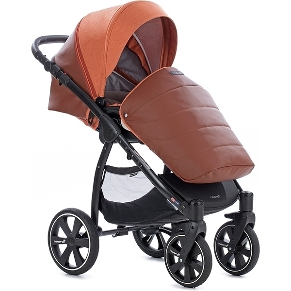 Детская коляска Noordi Fjordi Sport Leather Melange 2 в 1, ткань+эко-кожа фото 17