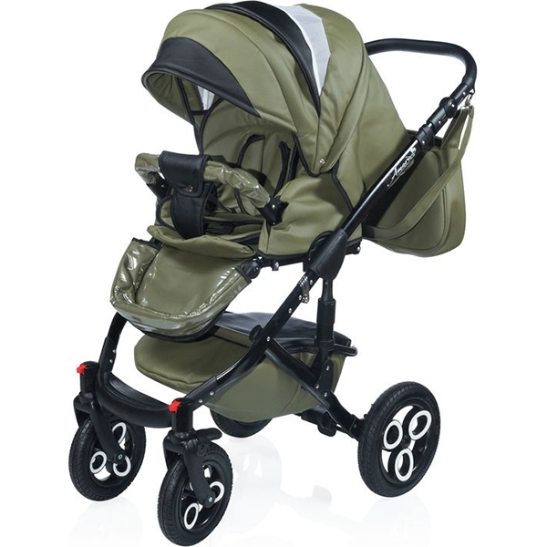 Детская коляска AmaroBaby Sport Style 2 в 1, эко-кожа фото 6