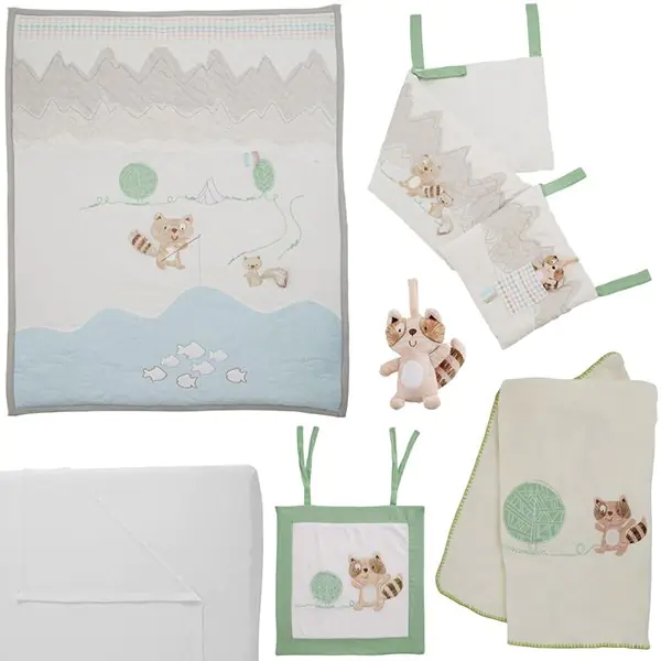 Комплект белья в кроватку Tutti Bambini Outdoor Adventures Тутти Бамбини Аутдо Адвенчес, 7 предметов фото 1