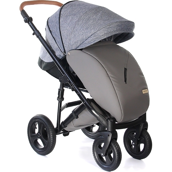 Детская коляска Everflo Soft 2 в 1, ткань+эко-кожа фото 14