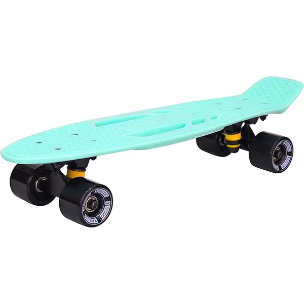 Скейтборд RT Y-Scoo Skateboard Fishbone 22" с ручкой и сумкой арт. 405, 56,6х15 фото 1