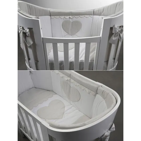 Детская кроватка Baby Italia Eva с матрасом и бельем в комплекте фото 2