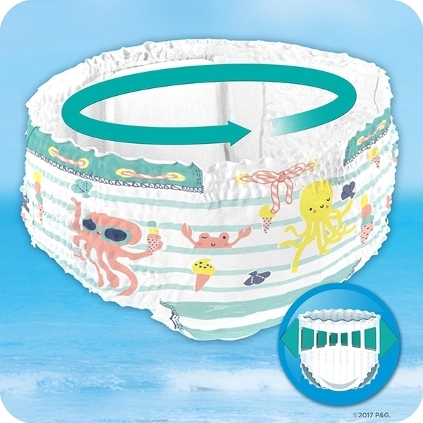 Детские трусики для плавания Pampers Splashers 5-6, 10 штук фото 2