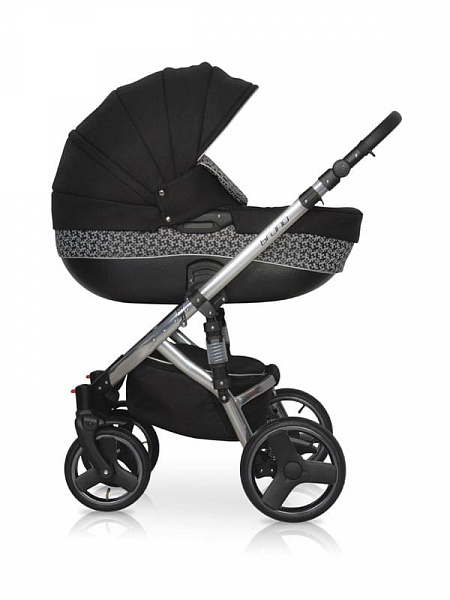 Детская коляска Riko Bruno (Brano) Silver 3 в 1 в магазине Коляски ...