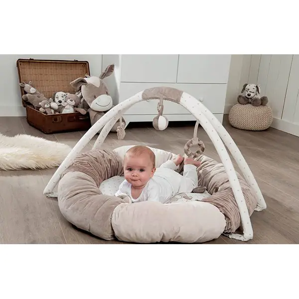 Детская подушка-подголовник Nattou Neck pillow Наттоу Нек пиллоу Max, Noa & Tom Собачка 777452 фото 3