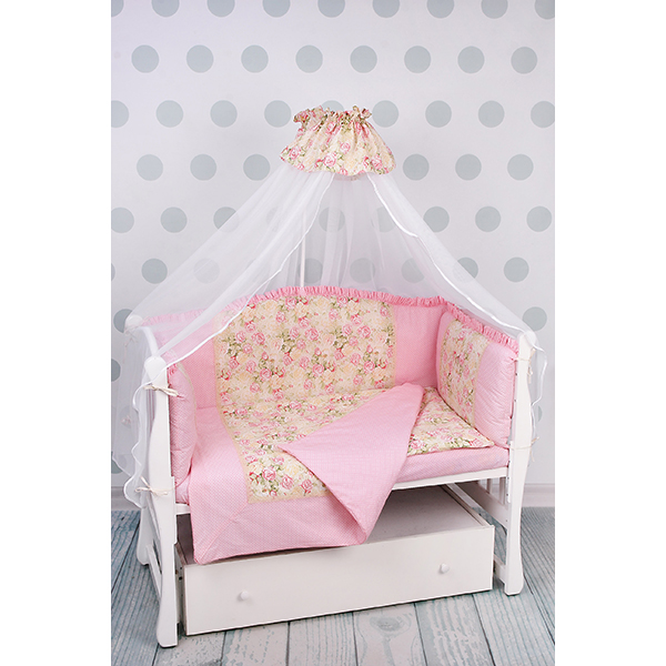 Комплект постели в кроватку AmaroBaby Волшебная Сказка, 7 предметов, поплин фото 2
