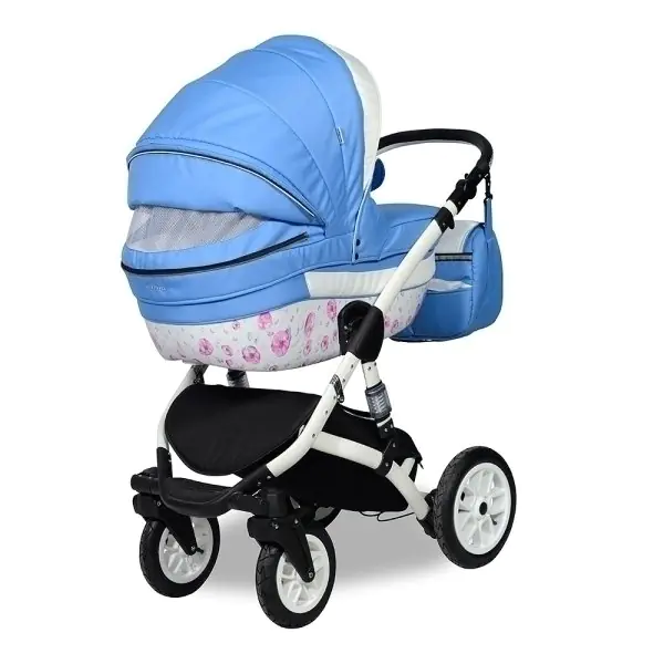 Детская коляска Indigo Isabel Flowers 2 в 1 фото 2
