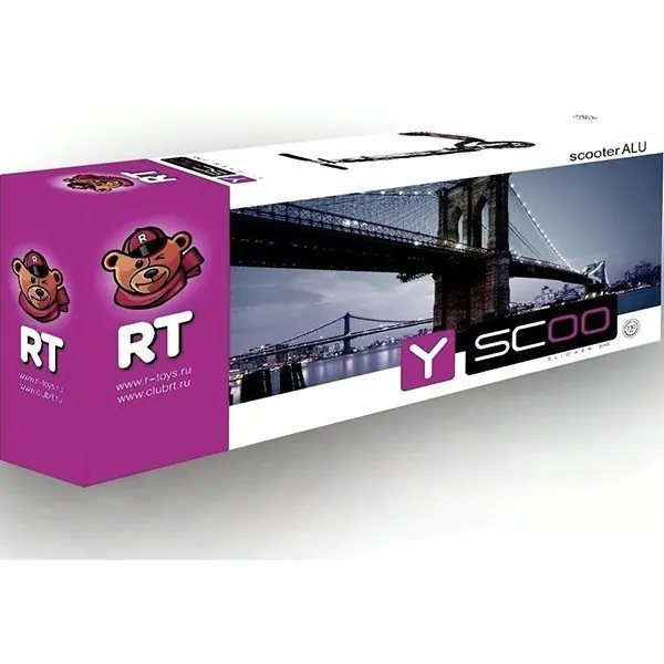 Самокат Y-Scoo RT 230 Slicker Deluxe New Technology с амортизатором фото 19