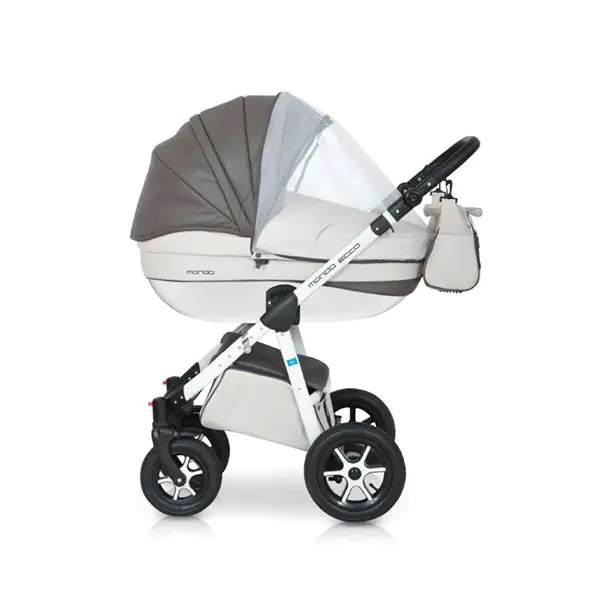 Детская коляска Expander Mondo Ecco 3 в 1, эко-кожа фото 3