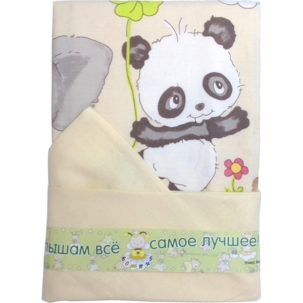 Комплект постельного белья Bombus Панда с Друзьями, 3 предмета фото 2