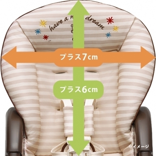 Колыбель-стульчик для кормления Aprica Yura Lism EasyWash Wide&Air фото 3