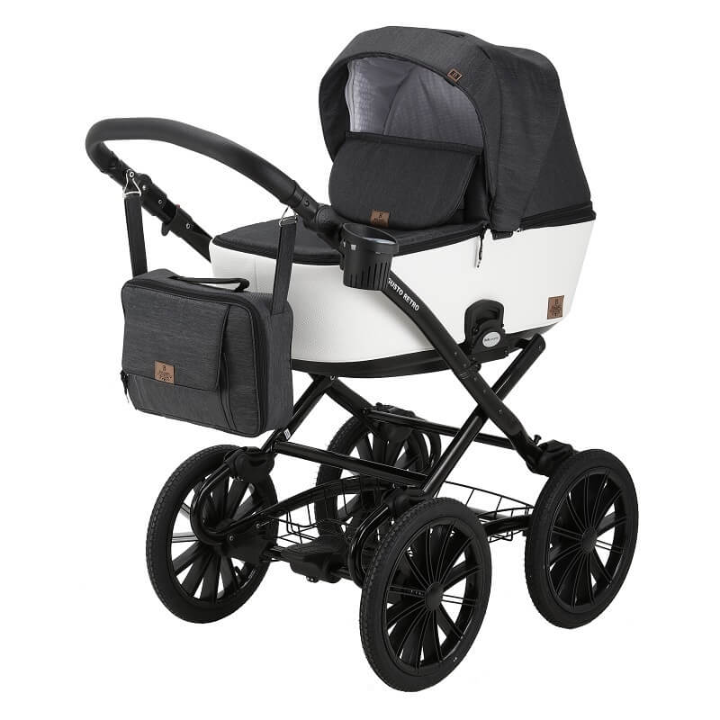 Детская коляска Bebe-Mobile Gusto Retro 2 в 1 - Фото
