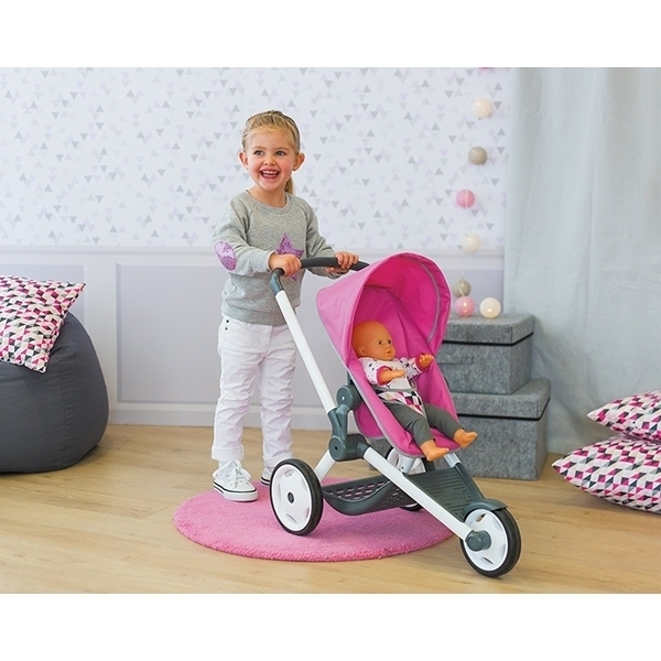 Трехколесная коляска для кукол Smoby MC&Quinny 255097 фото 6