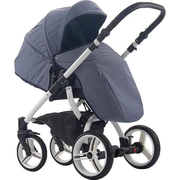 Детская коляска Bebetto Luca 2 в 1 цвет рамы White фото 18