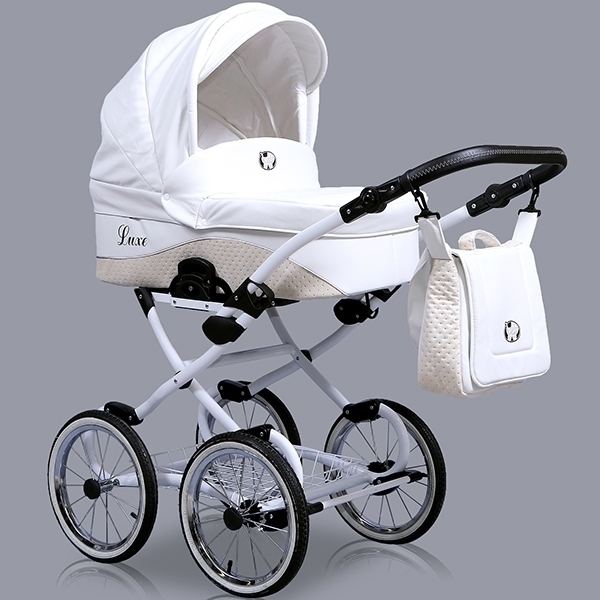 Детская коляска Nastella Luxe Prestige Eco 2 в 1, эко-кожа фото 1