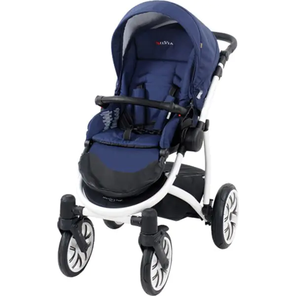 Детская коляска Bebetto Silvia 2 в 1 цвет рамы Black фото 20