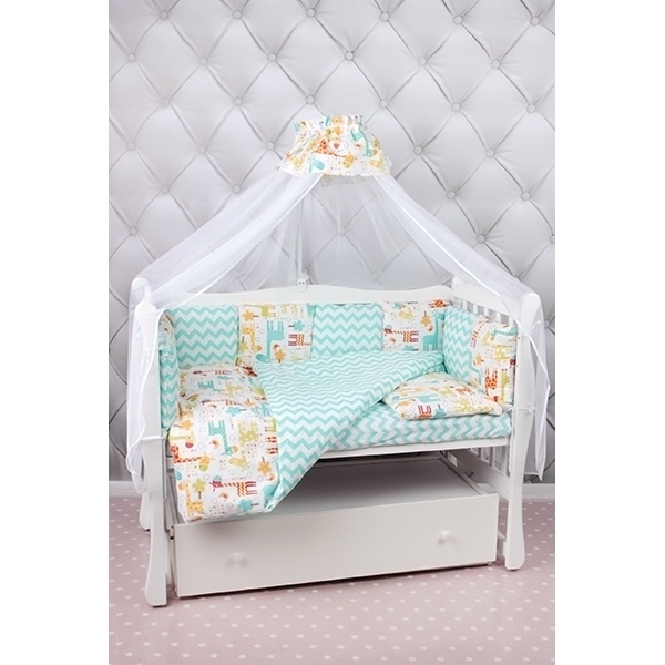 Универсальный комплект постели в кроватку AmaroBaby Фаворит, 19 предметов фото 1