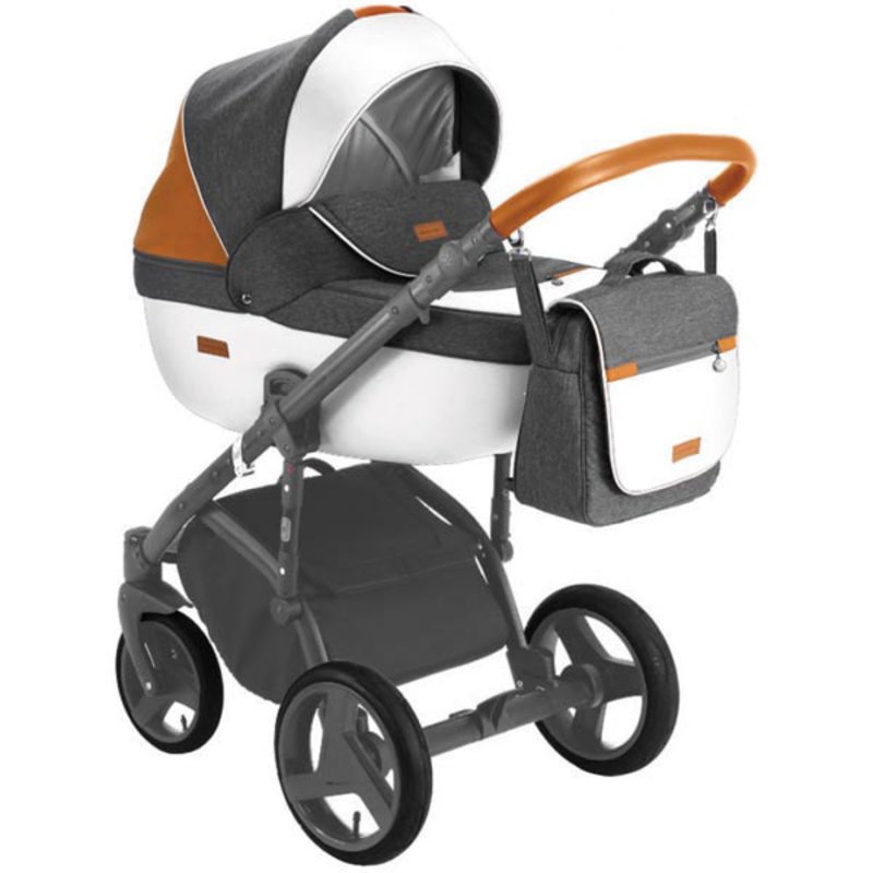 Детская коляска BeBe-Mobile Ravenna Sport 3 в 1, ткань+эко-кожа - Фото