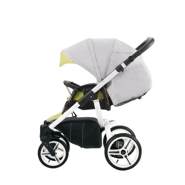 Детская коляска Bebetto Luca S-line 2 в 1, шасси White фото 3