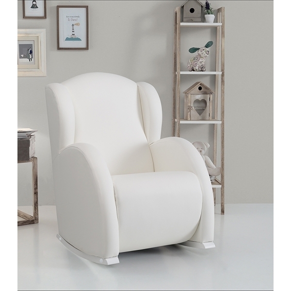 Кресло-качалка Micuna Wing Flor White фото 18