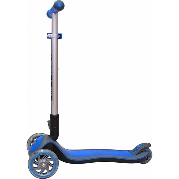 Трехколесный самокат Globber Elite FL My Free Fold Up 449 со светящимися колесами и платформой фото 7