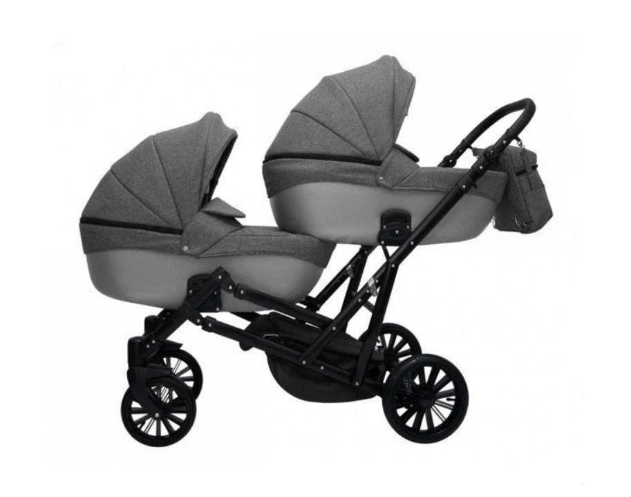 Детская коляска для двойни Ray Ultra Duo 2 в 1 - Фото