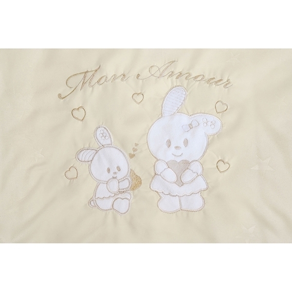 Набор постели в люльку Kids Fashion Bunny Mon Amour, 6 предметов фото 2